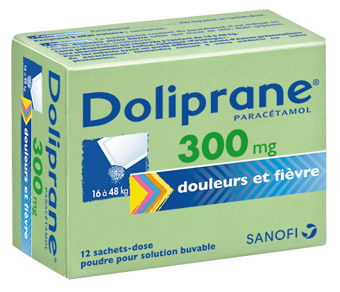 Image DOLIPRANE 300MG SACHET 12