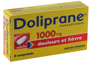 DOLIPRANE 1 000MG COMPRIMÉS x8