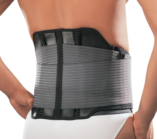 Image LOMBACROSS ACTIVITY G2 Ceinture de soutien lombaire renforcée, avec passe-main ventral, hauteur 21 cm. noir, taille 4